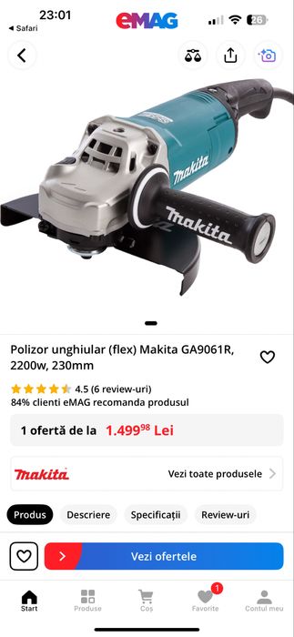 Polizor flex  Makita nou