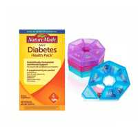 Набор для здоровья при диабете Nature Made, 1 упаковка, по 60 пакетов