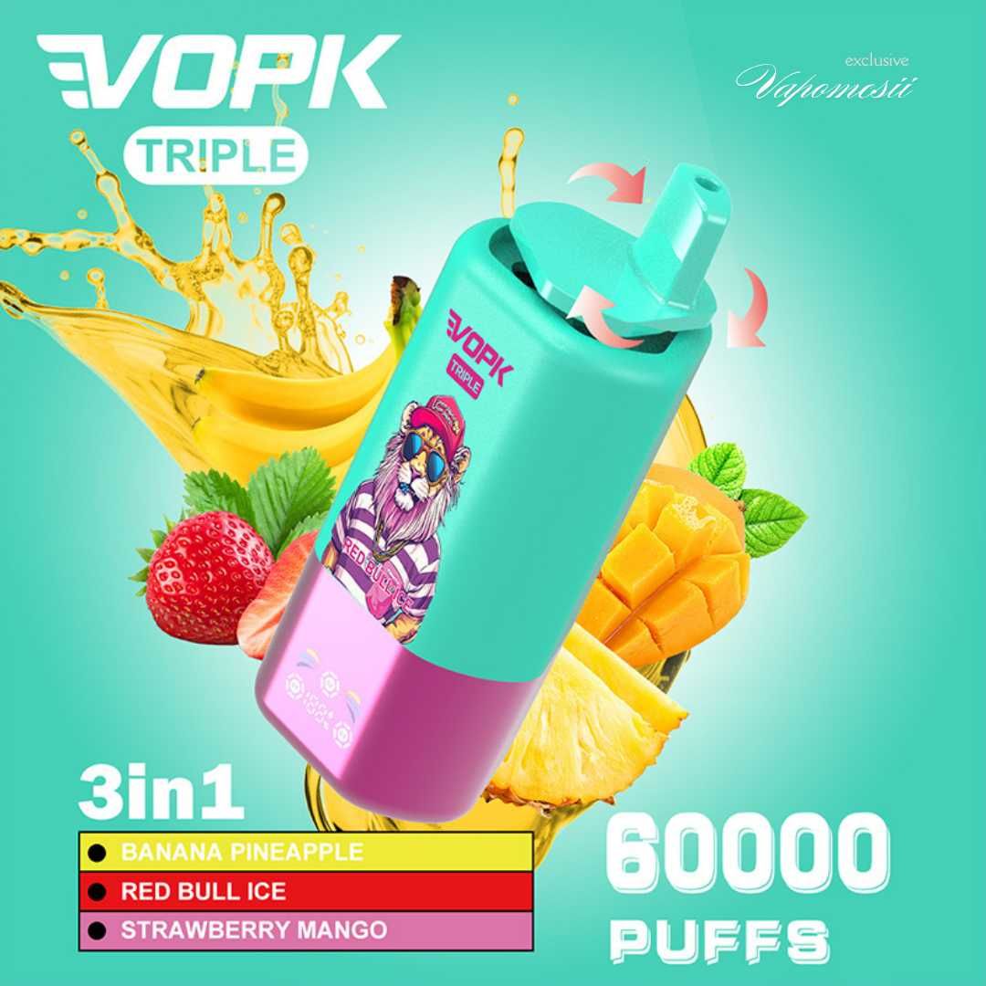 Vape 60.000 Puffuri Shadow Display 3 in 1 Arome !
