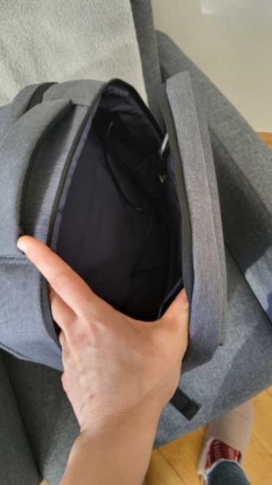 Текстилна раница за лаптоп с USB порт, раница градски спорт унисекс