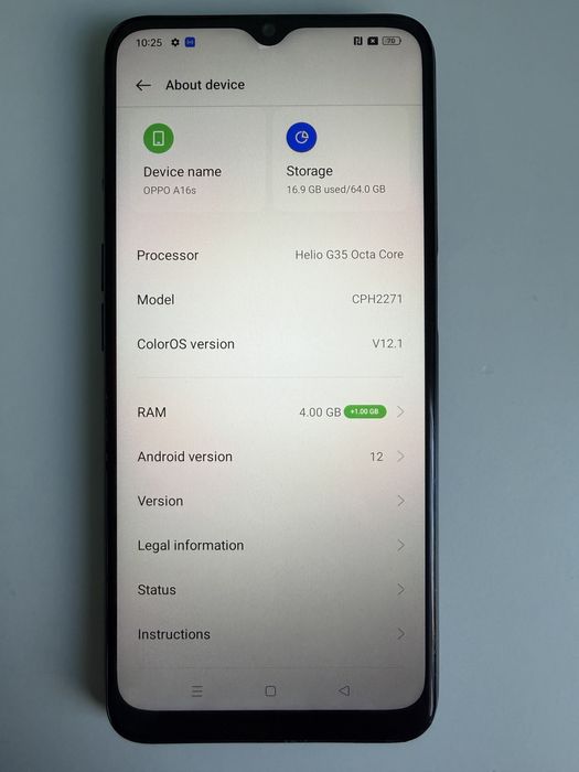 Telefon Oppo A16s 64 GB