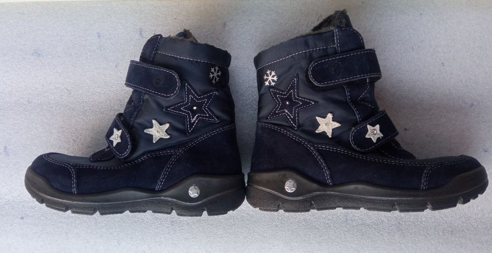 Ботуши Ricosta от естествен велур и непромокаем плат 30 номер