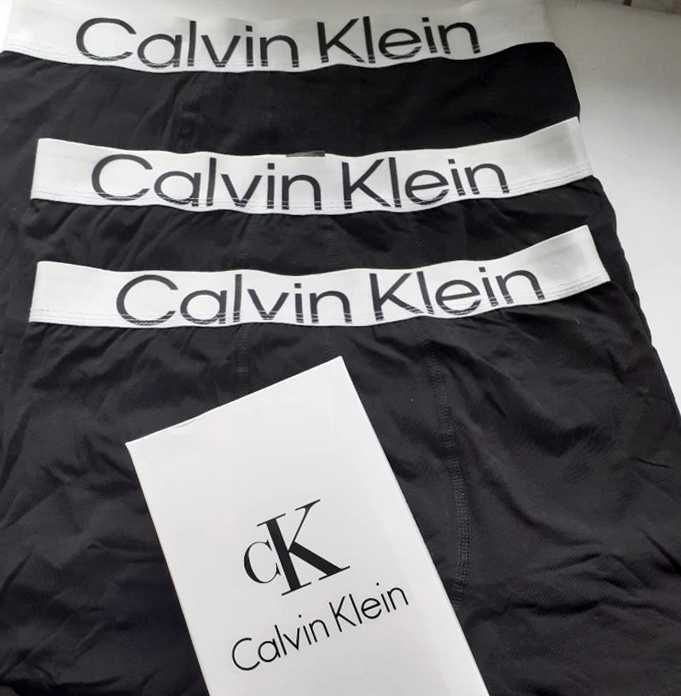 Boxeri Calvin Klein, 3 perechi in cutie, masura L, culoare negru