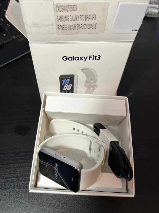 Bratara fitness Samsung Galaxy Fit 3 SILVER