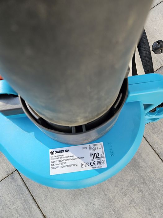 Suflanta / aspirator frunze Gardena ErgoJet 3000, electrica, 3000 W, s
