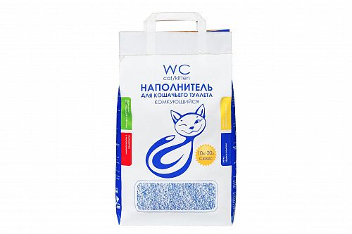 Наполнитель для кошек комкующийся WC CAT/KiTTEN