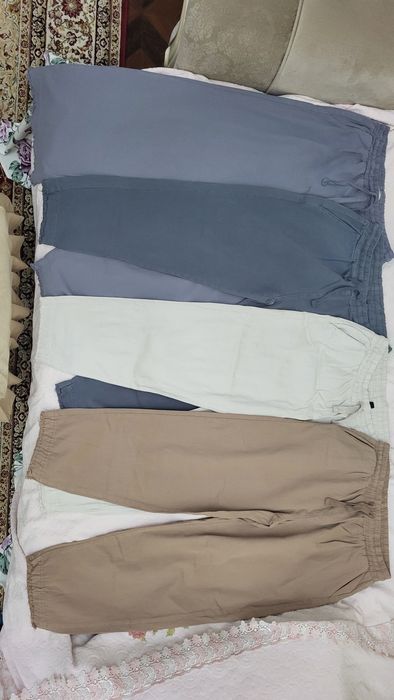 Брюки-палаццо на резинке