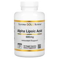 Альфа-липоевая кислота, California Gold Nutrition, 600 мг, 120 капсул