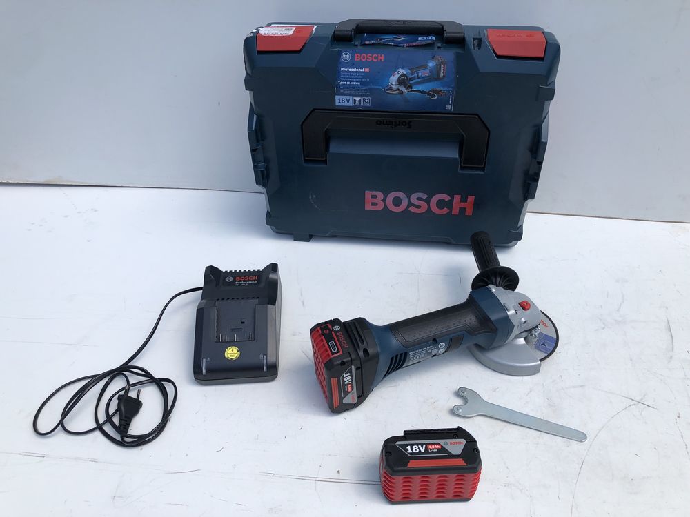 Polizor Unghiular pe Baterie Bosch GWS 18-125 V-Li Fabricatie  2021