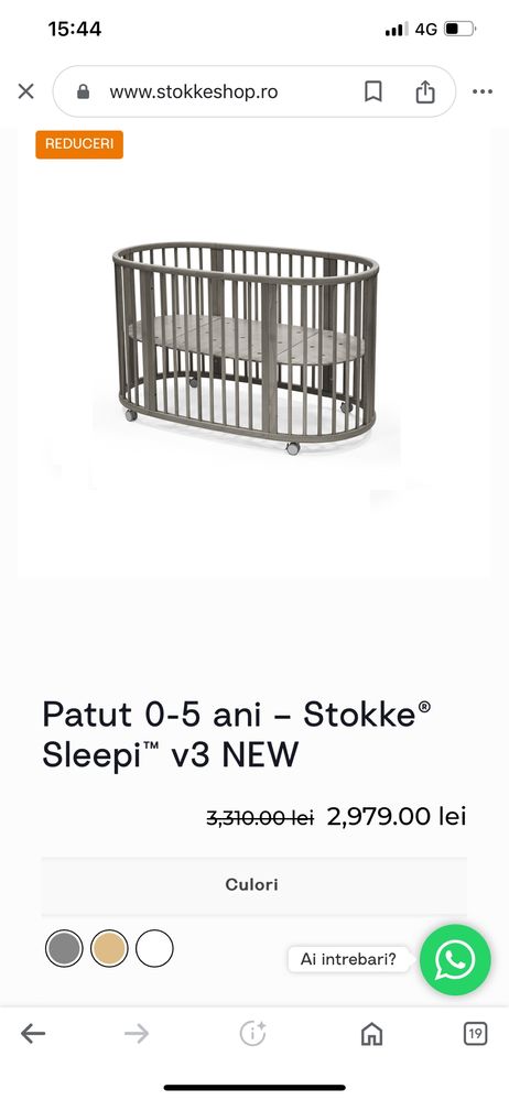 Patut Stokke Grey Valnut