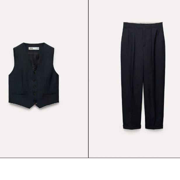 Комплект панталон и елек Зара