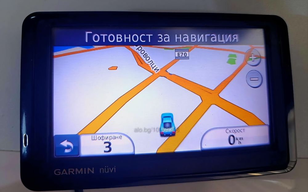 Ново!!! 4.3 инча GPS навигация Garmin Nuvi 1390 + Bluetooth с доживотн