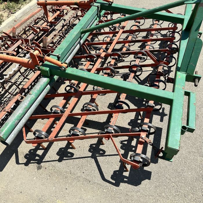 Scarificat Combinator 2,8 metri cultivator scarificator cu 2 tavalugi