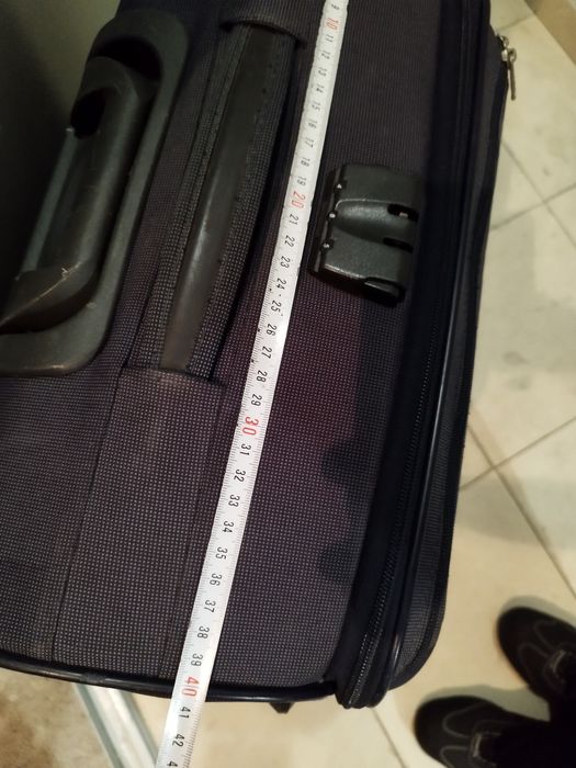 Samsonite куфар голям син