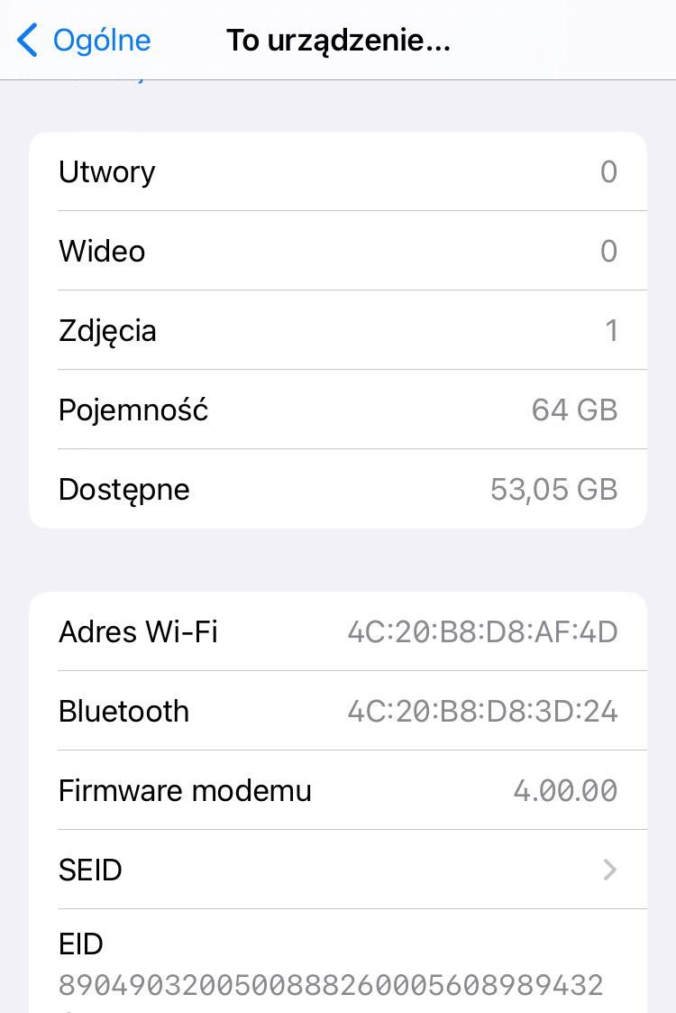 iPhone SE 64 GB 2 gen. 2020