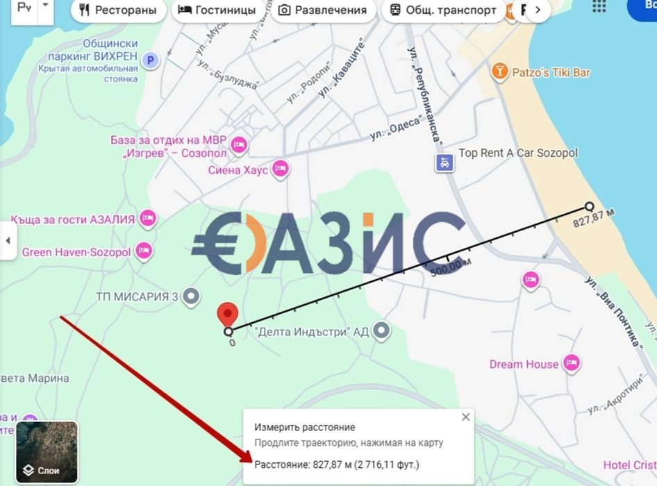 2-стаен апартамент на 3-ти етаж,Созопол,Близо до плаж Харманите