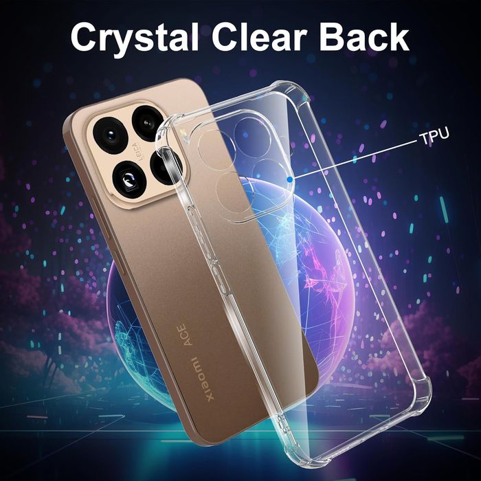 Xiaomi 15T Pro / 15T / Удароустойчив силиконов кейс с камера протектор