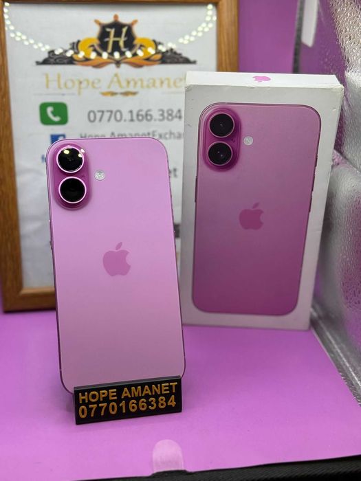 HOPE AMANET P2 - Iphone 16 / 256GB / Bat 100% /  48 Cicluri