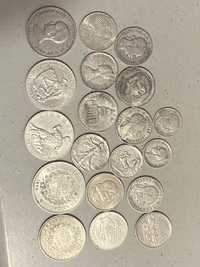 Vand lot 19 monede de argint
