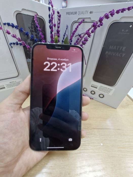 Iphone 12 pro max 128 gb 77% Black pintel kz