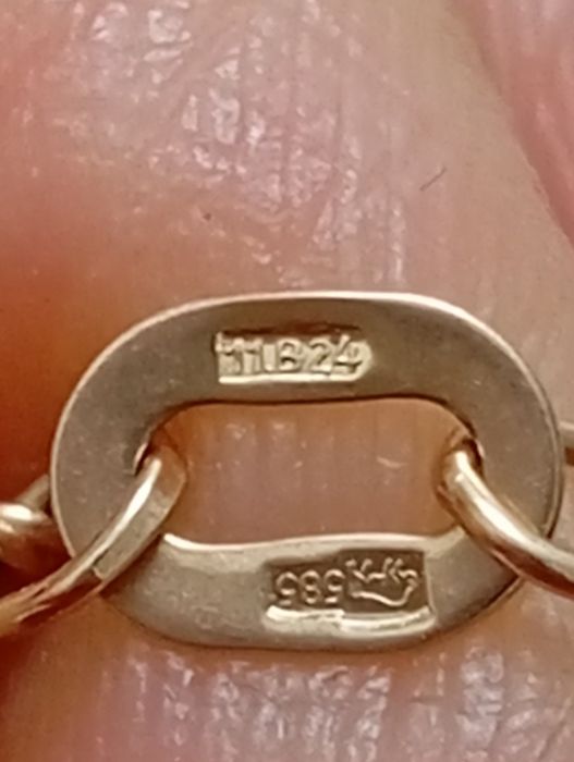 Золотая цепочка 585 пробы золота