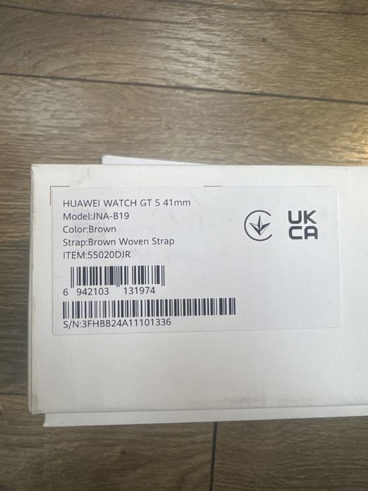 Huawei watch gt5 41mm brown woven Нов!