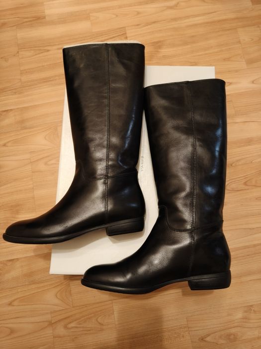 Cizme piele negre noi cu eticheta Jonak Paris