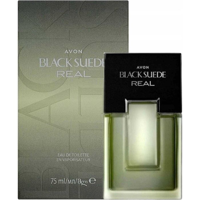 Apa toaleta Black Suede Real -75 ml pentru El de la Avon