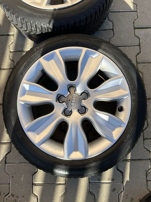 Jante audi 16 ‘ cauciucuri 195/55/16 5x100 all season