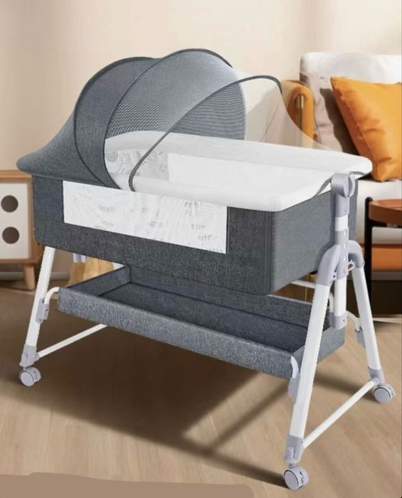 Колыбель QJ-169, для детей от 0 до 3-х лет полозья для качания