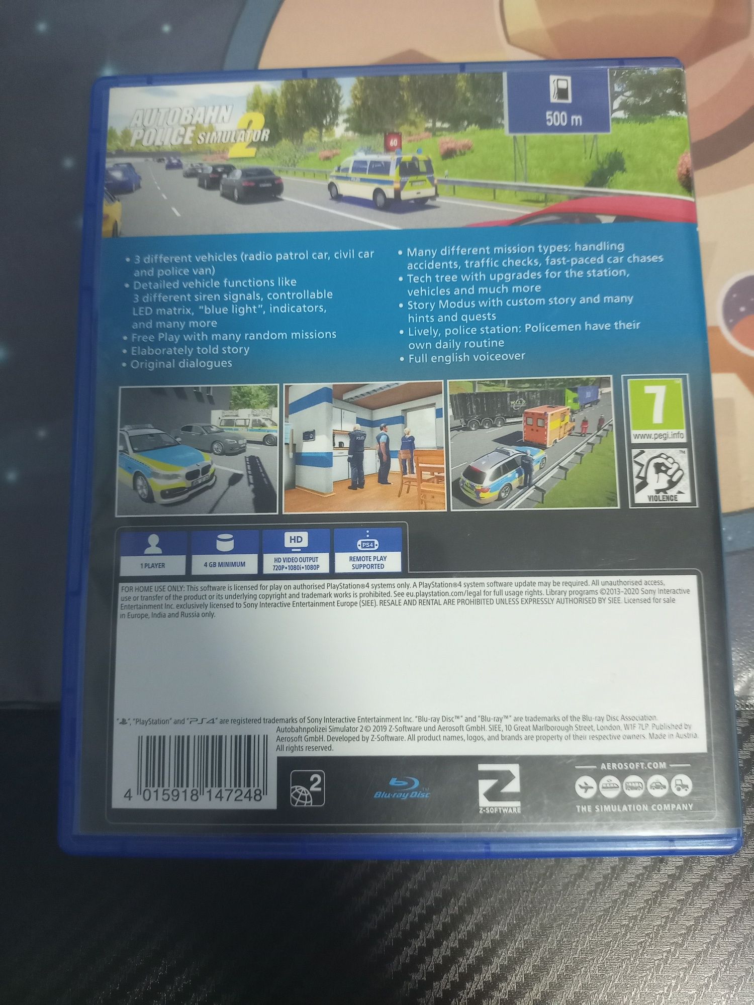 Autobahn Simulator 2 за PS4 добро състояние