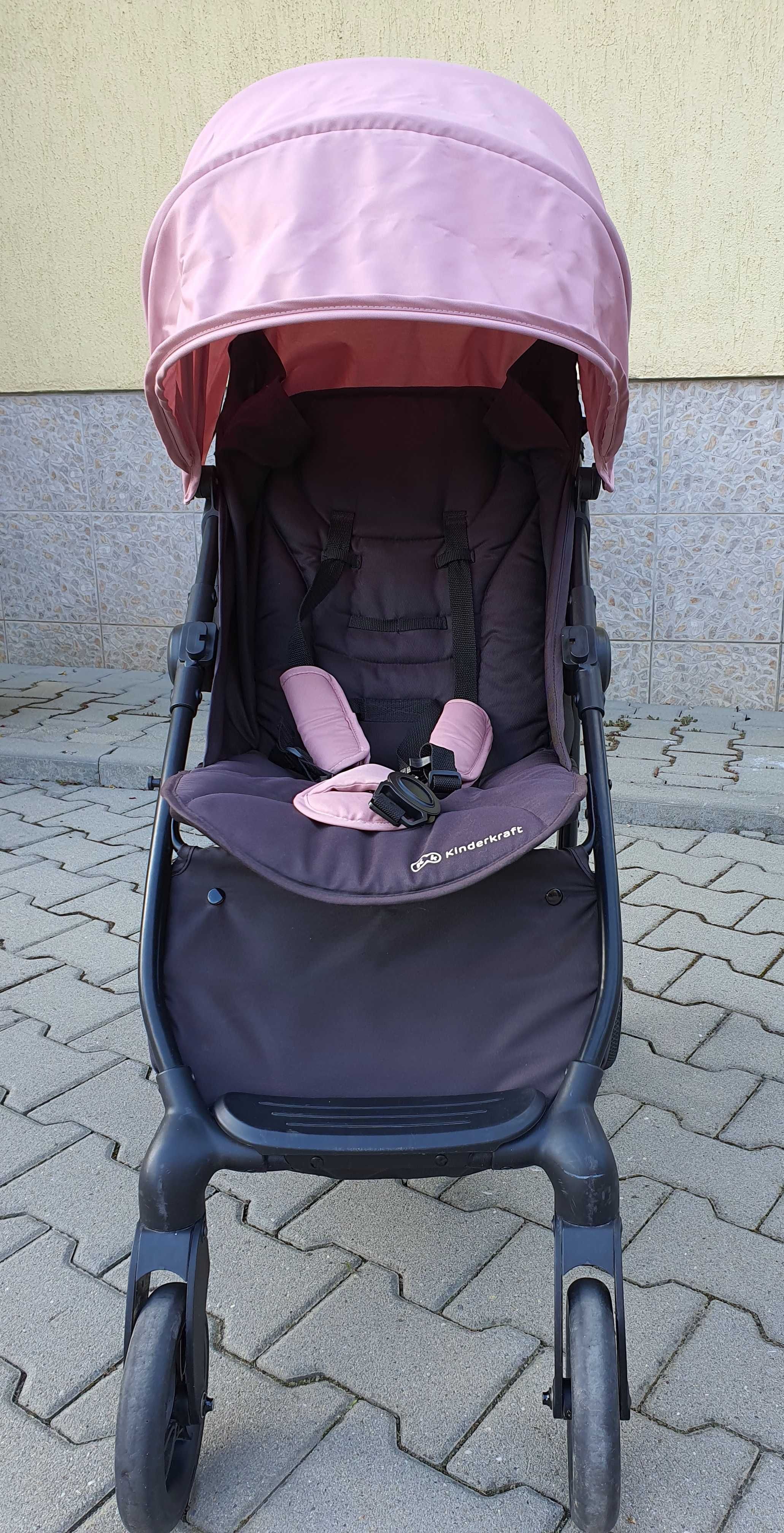 Carucior sport Kinderkraft Cruiser, de la nastere, Roz