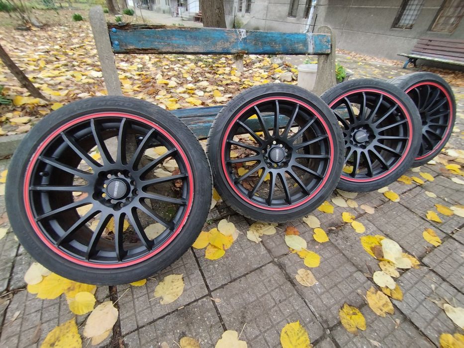 225/40/18///8jx18 Tenzo-r джанти с гуми 10 болта 5х100/5х114,3