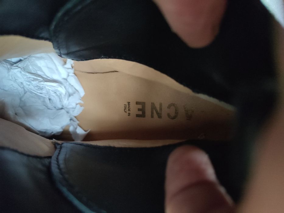 Acne Studious дамски боти естествена кожа