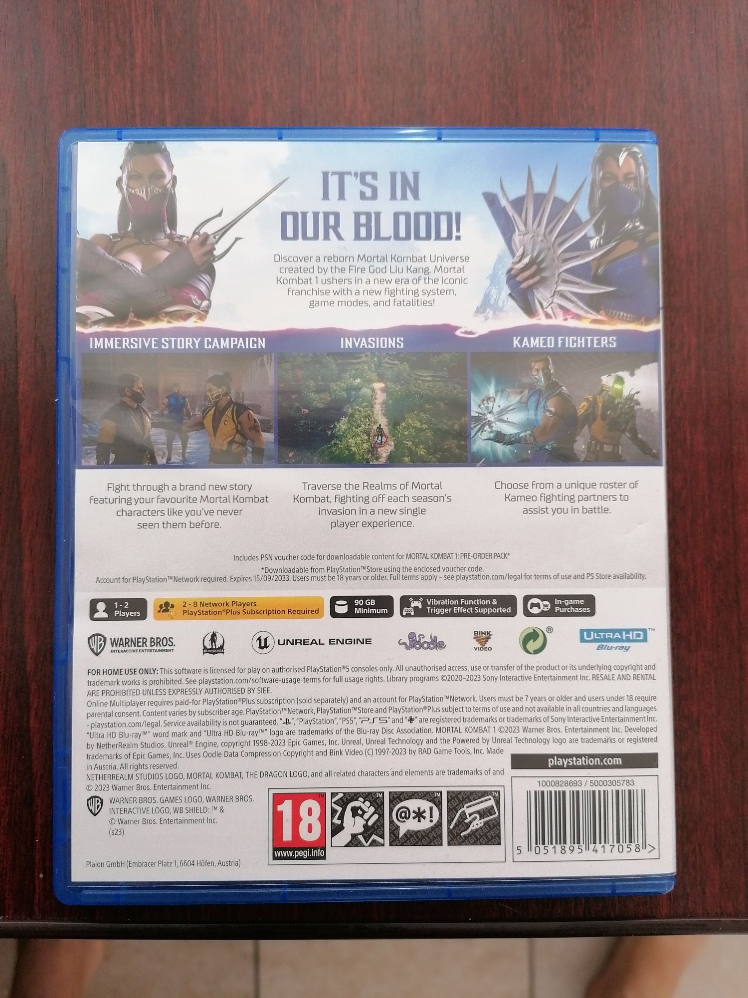 Joc Mortal kombat 1.pentru PS 5
