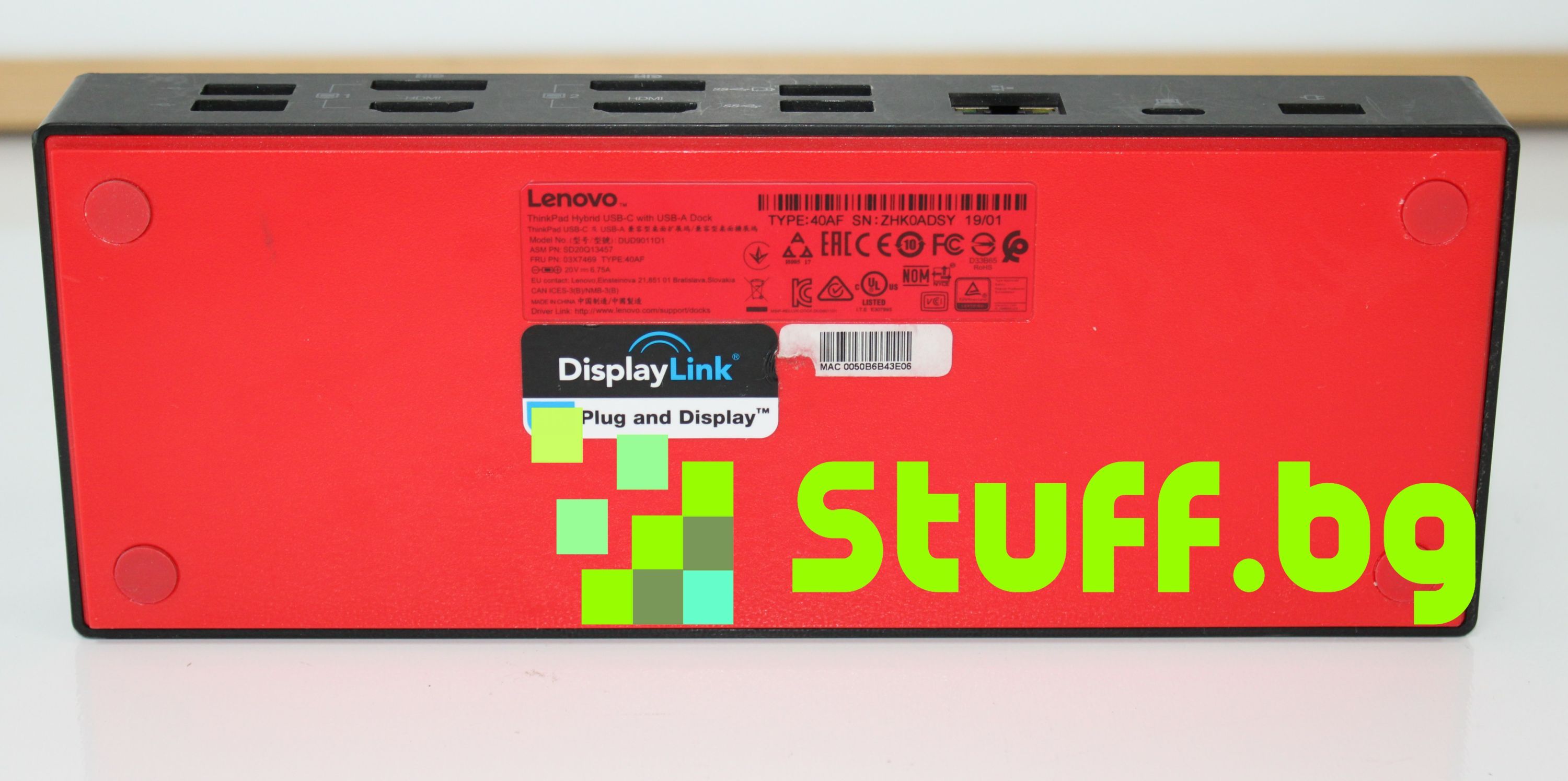 ОТЛИЧНА ЦЕНА докинг станция Lenovo ThinkPad 40AF всяка 3-та безплатна