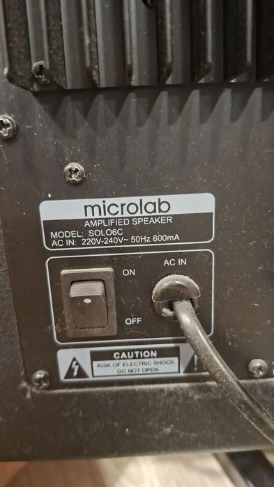Продам в превосходном состоянии Microlab SOLO 6C new