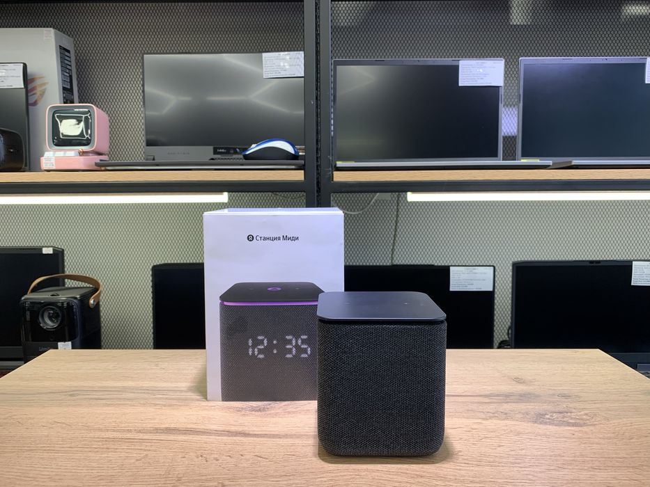 Яндекс Станция Миди, YNDX-00054, черный, Zigbee, 10957/A10