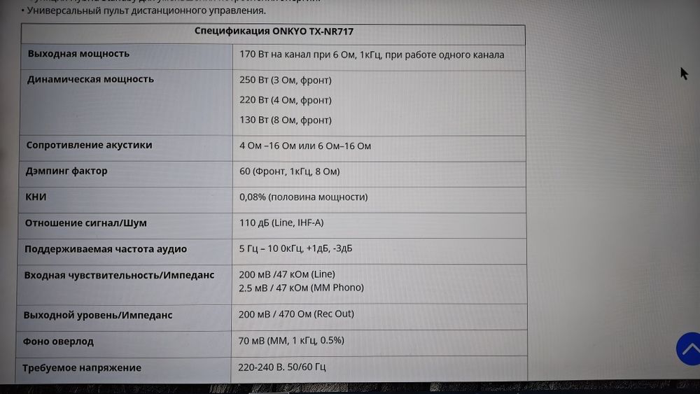 ONKYO TX-NR717 ресивер