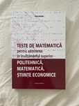 Culegere Politehnica, matematica, stiinte economice