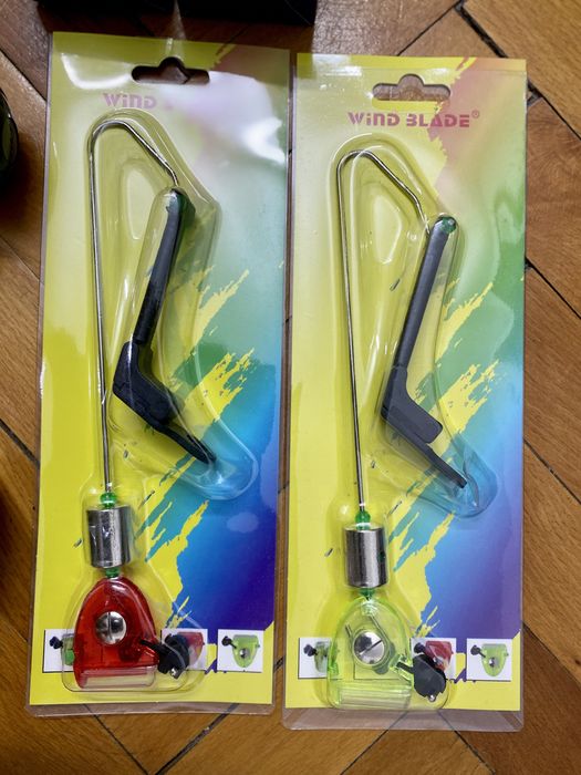 Set kit pescuit 4 mulinete , 4 lansete, 4 swingeri, 4 averizori . Prod