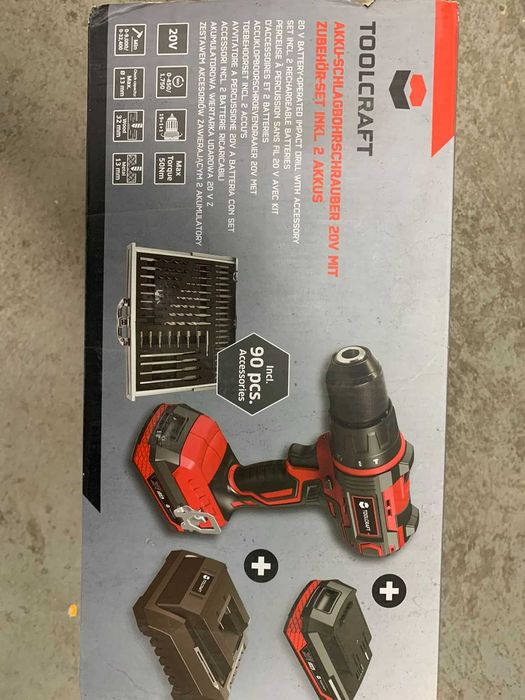 Aкумулаторна ударна бормашина TOOLCRAFT ASS-KA118