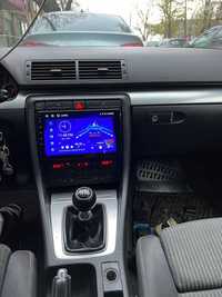 Navigatie Android Audi A4 Waze YouTube GPS BT USB Casetofon
