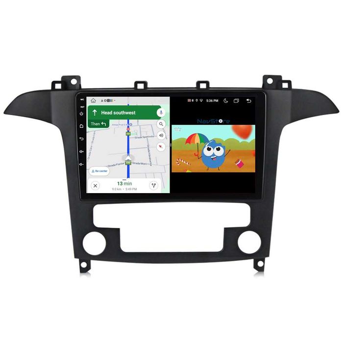 Navigatie Dedicata Ford S-Max (2006 - 2015), 9Inch, BT, WiFi, Carplay