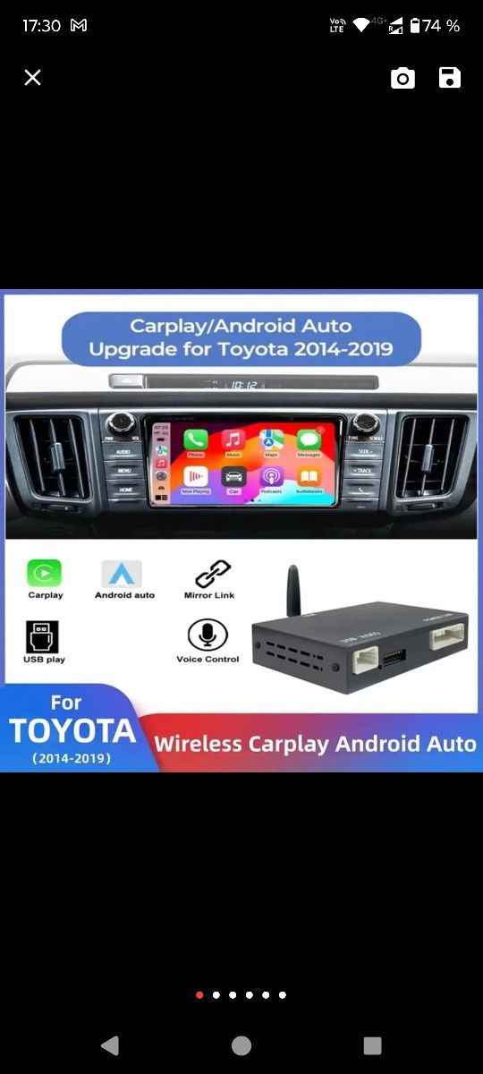 Carplay android Toyota