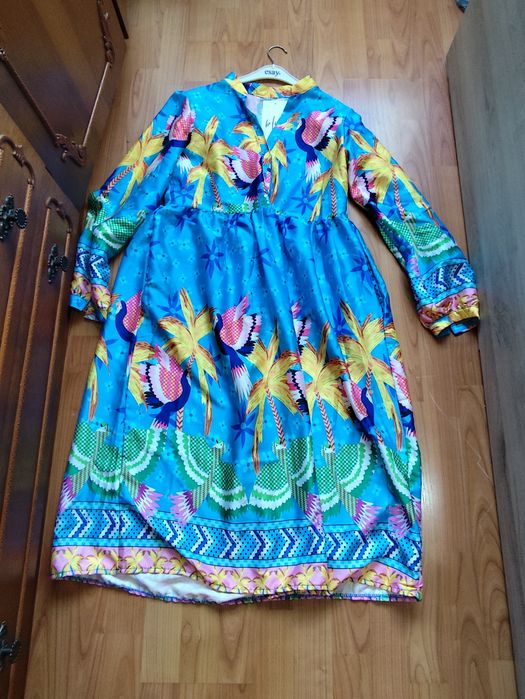 Blu Royal,Rochie midi noua