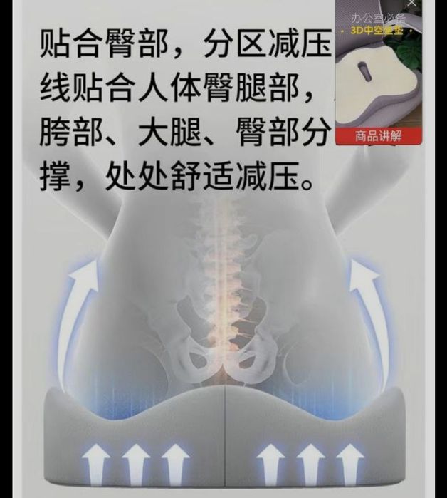 Ортопедическая подушка для сидения