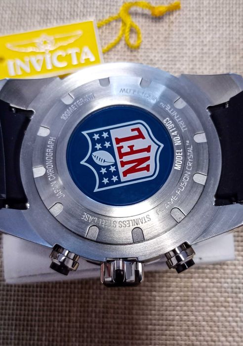 Ceas Invicta NFL Las Vegas Raiders Chronograph  Black Dial – Barbati
