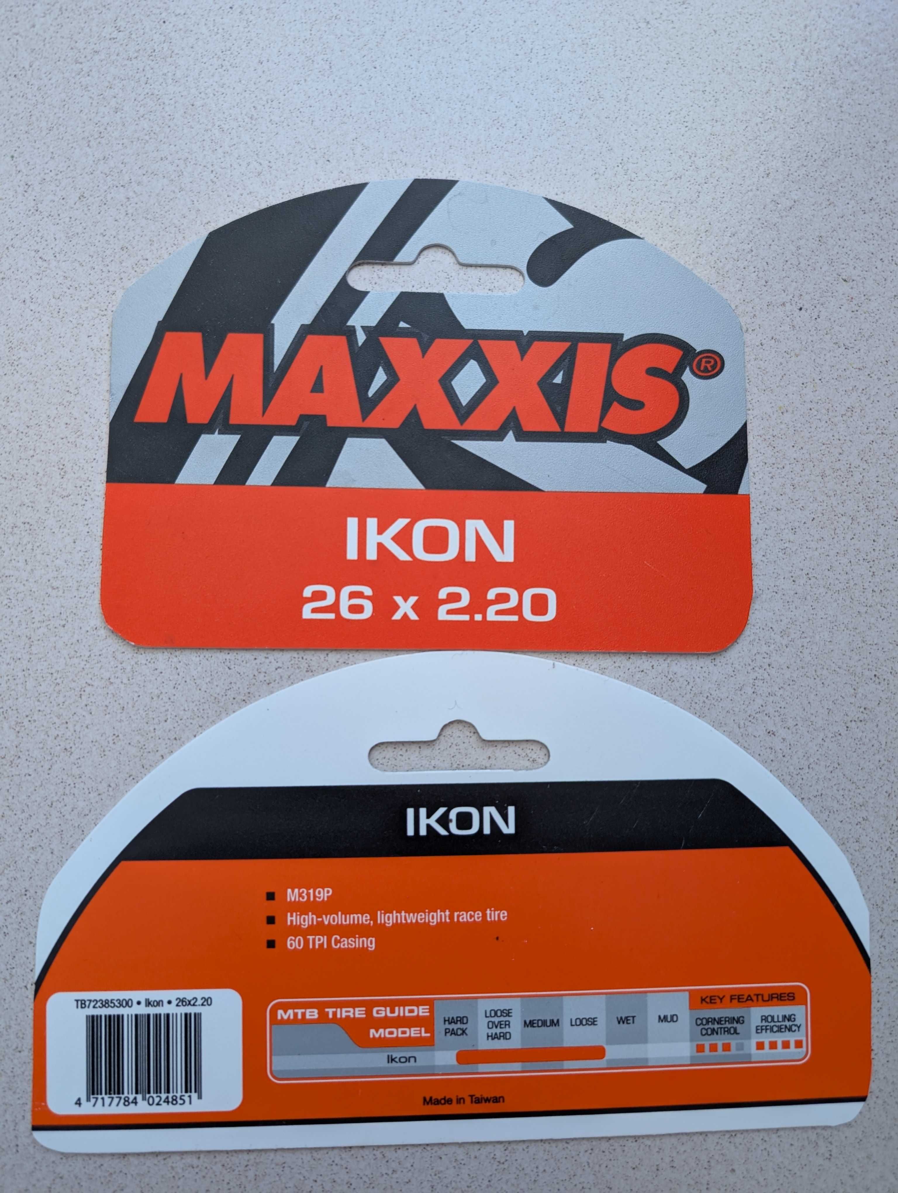 SET MAXXIS ICON 26 x2.2 pliabil 550 grame