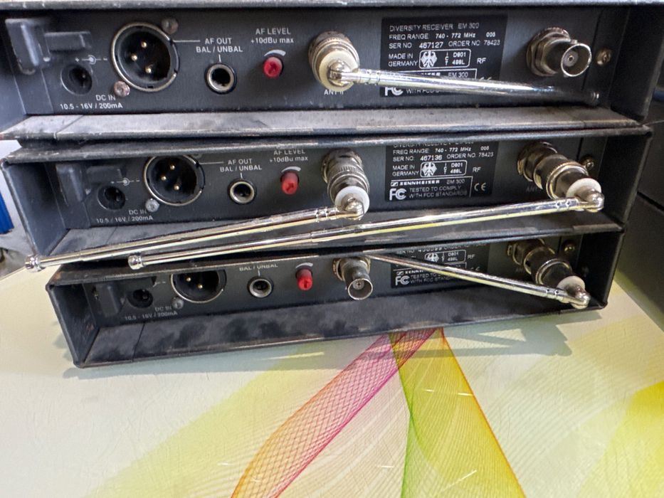 Sennheiser EW300 G1 – UHF Diversity,- ( 740-772) -(790-822)- (838-870)